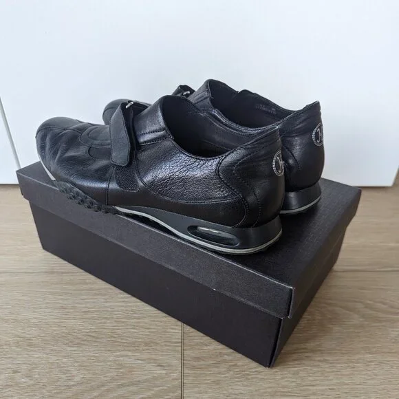 Cole Haan Air Estadio Strap II Leather Shoes – Black, Men's 9 - Picture 3 of 14